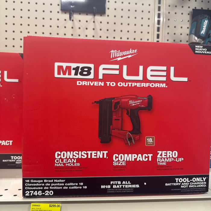 M18 FUEL BRAD NAILR 18GA