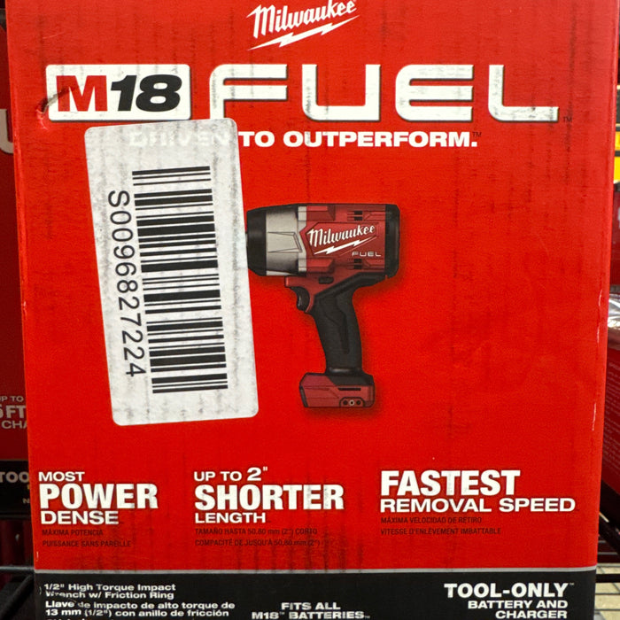 Milwaukee 1/2" High Torque Impact Wrench w/ Friction Ring