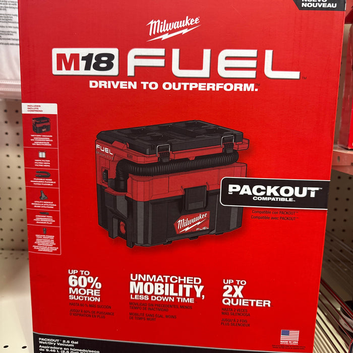 M18 FL PKOUT WET/DRY VAC